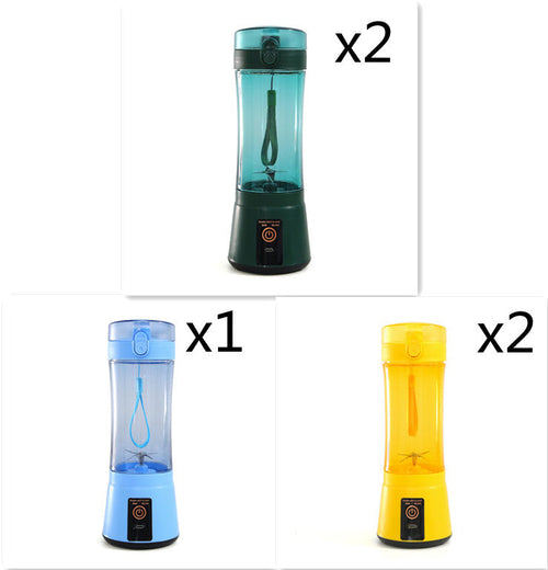 Portable Electric Fruit Juicer Wireless USB Rechargeable Mini Mixer